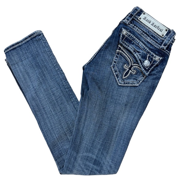 Rock Revival Denim - Rock Revival Johanna Straight Leg Jeans 25/0